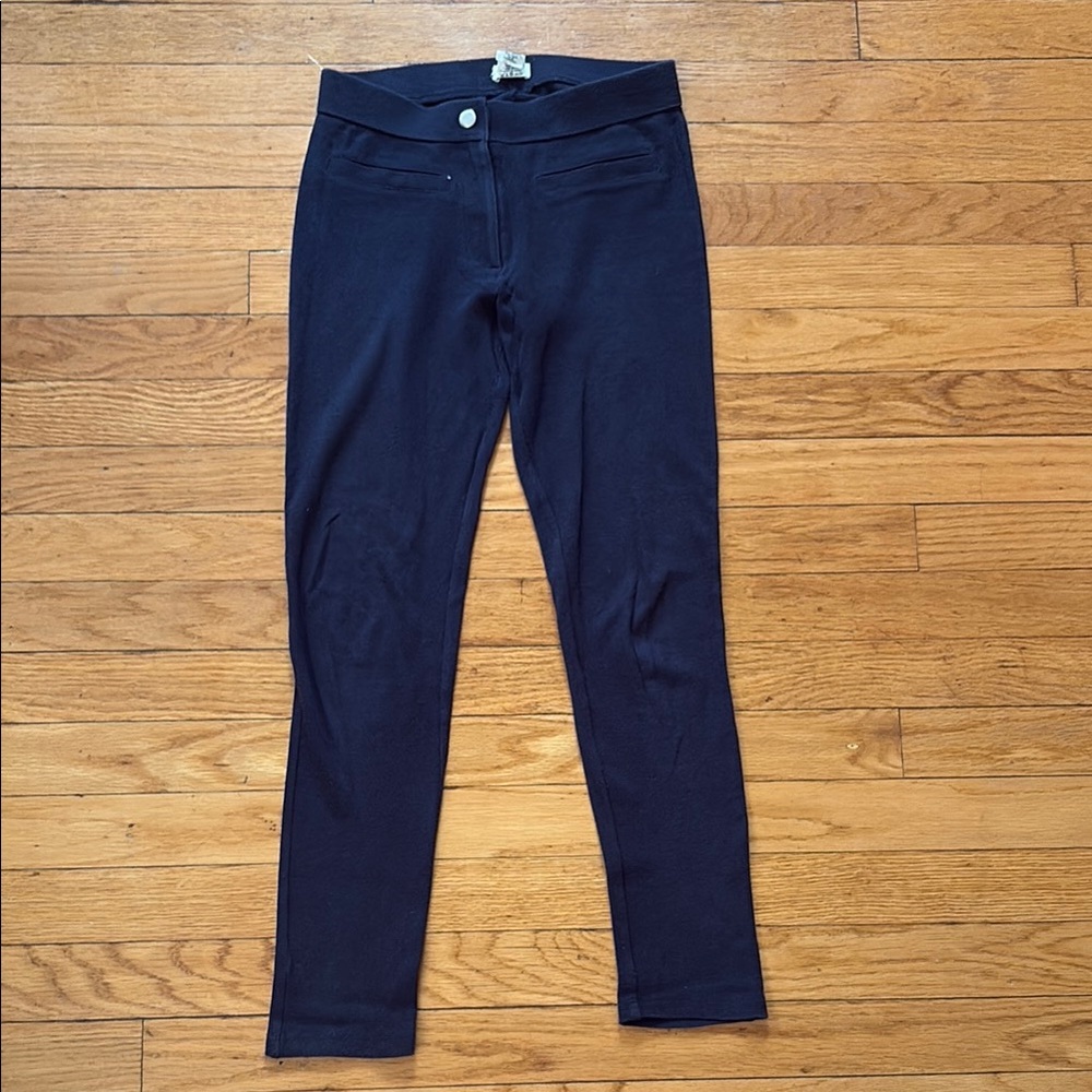 Crewcuts Girl’s Navy Leggings with Front Pocket Accents